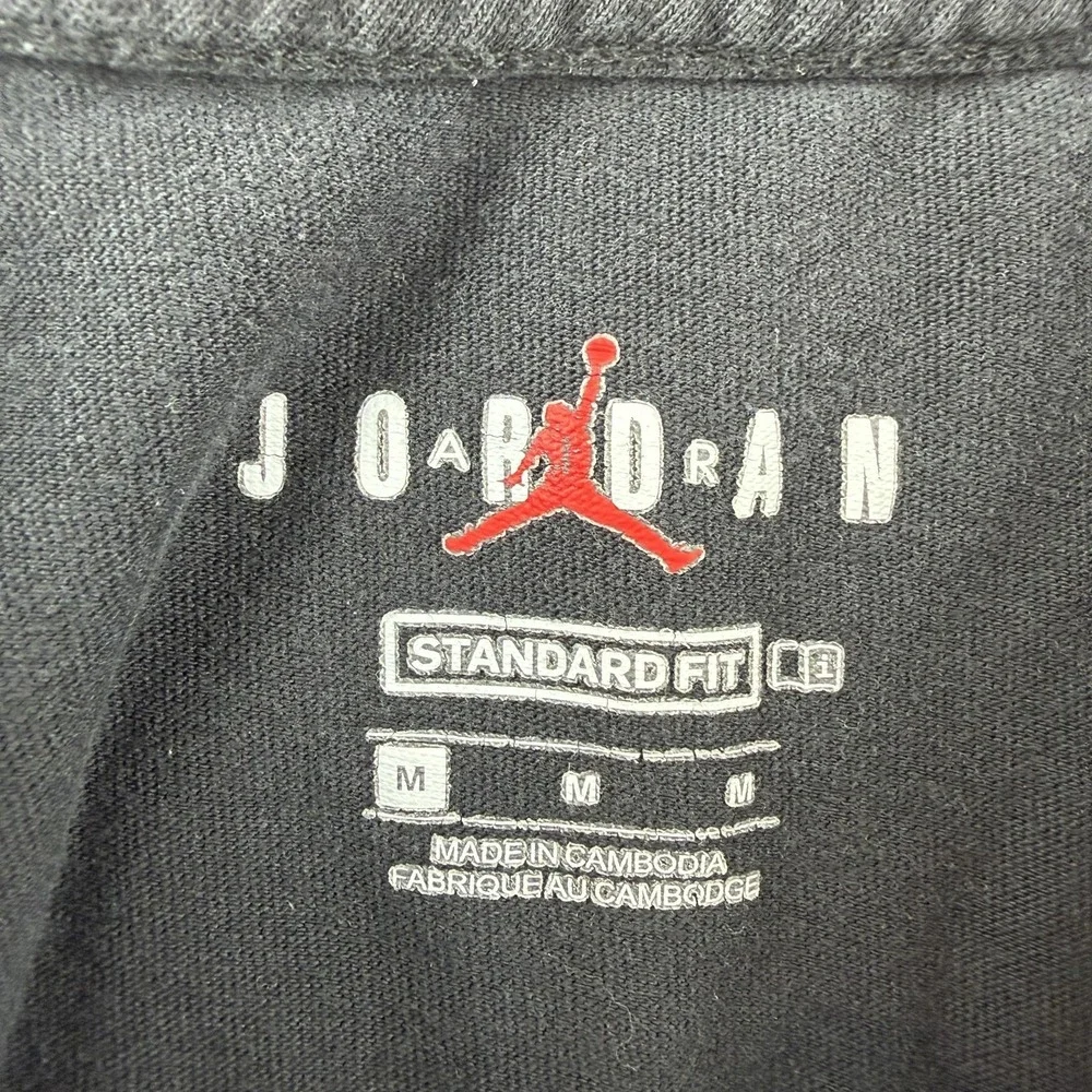 Air Jordan Shirt Mens Medium New York‎ Jumpman Black Graphic Tee Nike Basketball